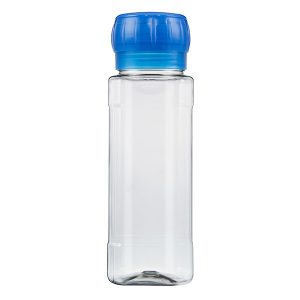 1L Rectangular PET Bottle with 63mm Extra Elegant Grinder Blue