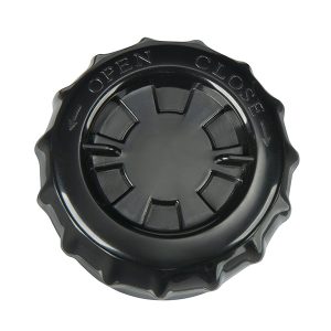 Fixed Lid Grinder Black Closed_ top view