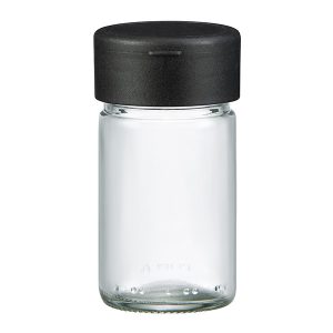 NV Flip Top Black_closed with Glass Bottle 50ml